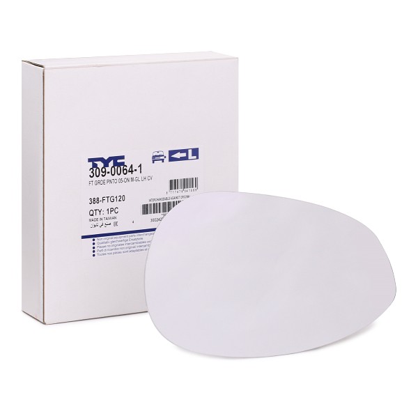 Κρύσταλλο καθρέφτη, εξωτ. καθρέφτης TYC 309-0064-1 TYC 309-0064-1 Καθρέπτης δεξιός και αριστερός Fiat LINEA 2017