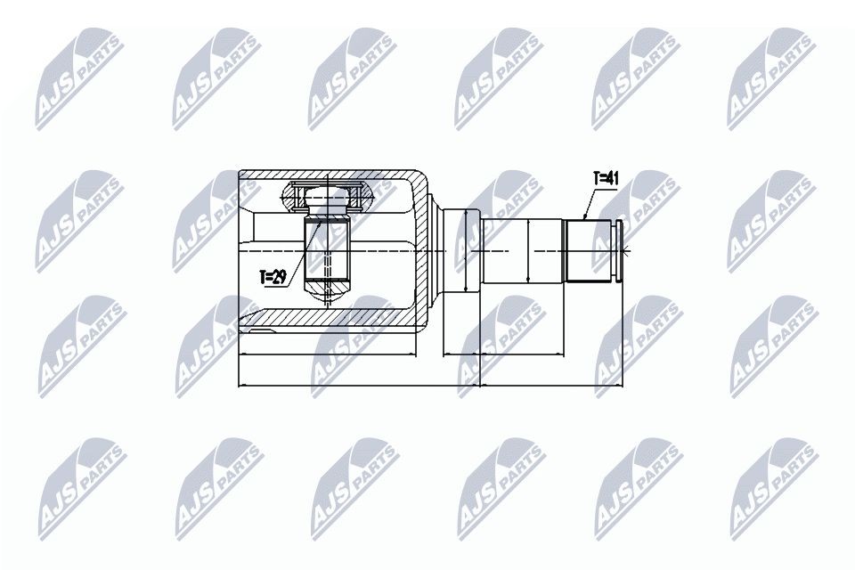 Kit giunti semiasse NTY NPW-FR-077 NTY NPW-FR-077 costo Giunto omocinetico Ford TRANSIT CONNECT 2025