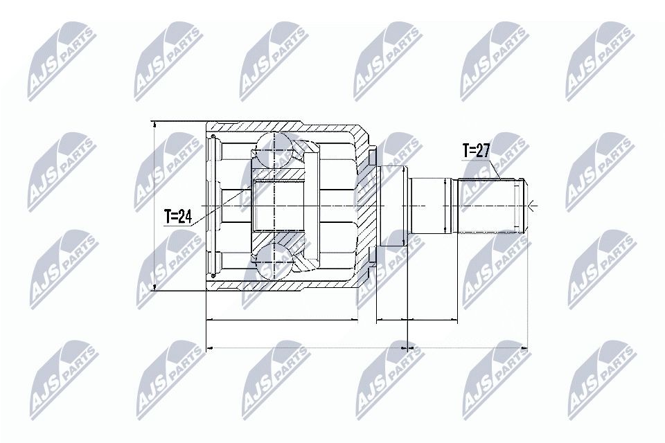 Drivledd NTY NPW-KA-328 NTY NPW-KA-328: Drivknute Kia SPORTAGE 2014