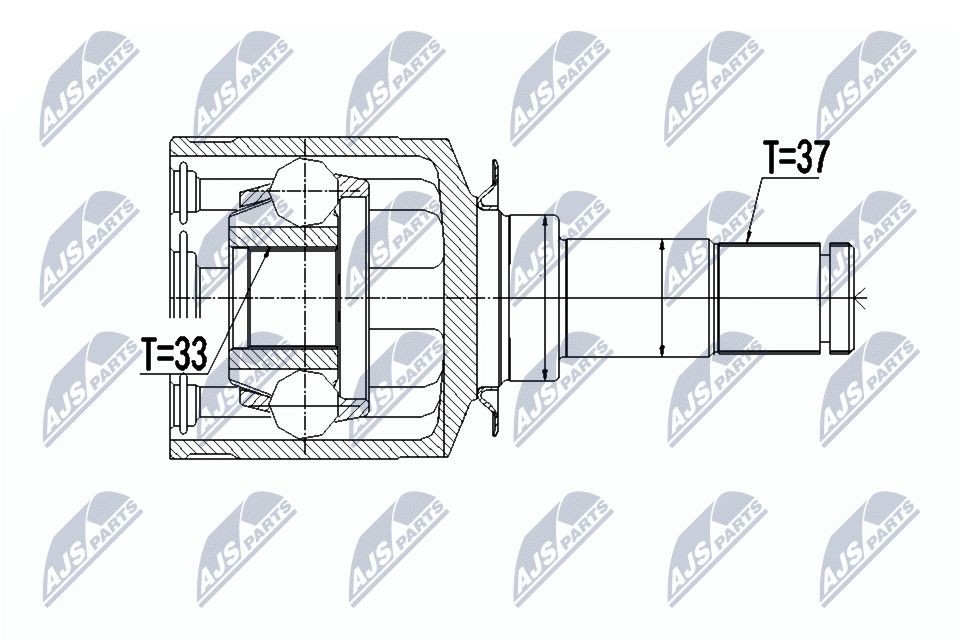 Jeu de joints, arbre de transmission NTY NPW-ME-049 NTY NPW-ME-049: Tête de cardan Mercedes Classe M 2013