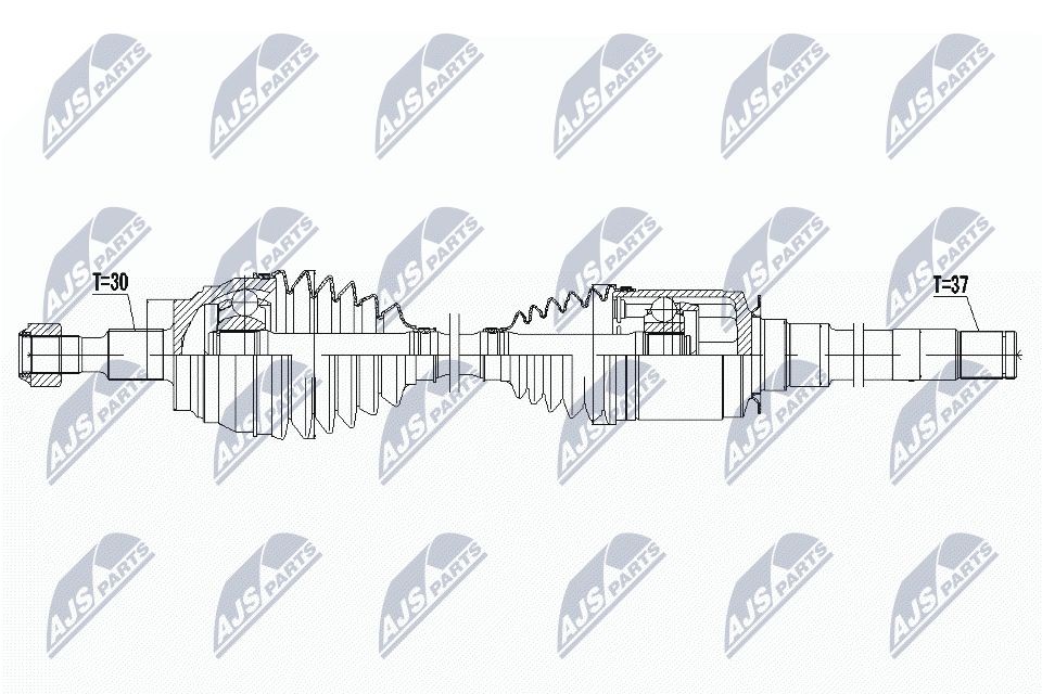 Aandrijfas NTY NPW-ME-052 NTY NPW-ME-052 Aandrijfassen MERCEDES-BENZ R-Klasse 2013