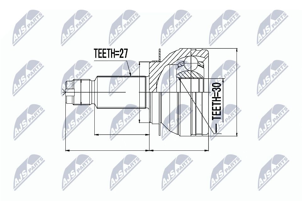 Joint kit, drive shaft NTY NPZ-SB-009 NTY NPZ-SB-009 Subaru OUTBACK 2024 Constant velocity joint price