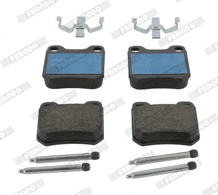 FERODO Τακάκια φρένων FDB1117 FERODO FDB1117 Τακάκια φρένων OPEL Omega B Caravan (V94) 2.0 (F35, M35, P35) 116 PS 1999