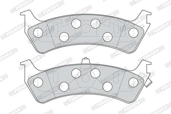 FERODO Remblokken FDB1130 Remblokken FERODO THUNDERBIRD FDB1130 goedkoop