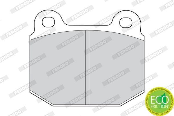 FERODO Bromsbelägg FDB116 FERODO FDB116 bromsklossar Alfa Romeo 162B pris