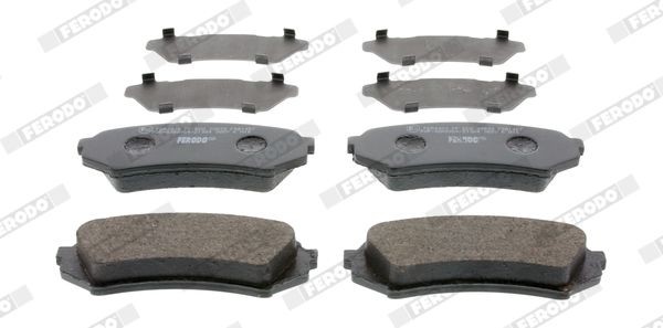 FERODO Bremžu kluči FDB1457 Bremžu uzliku kompl., disku bremzes FERODO Lexus NX PREMIER ECO FRICTION FDB1457