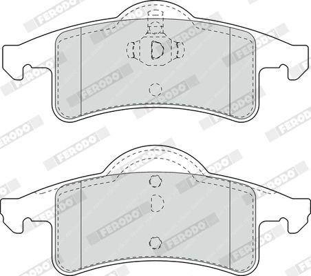 FERODO Bremžu kluči FDB1524 FERODO FDB1524 Bremžu kluči JEEP Cherokee II (XJ) 2.5 TD 116 ZS 1997