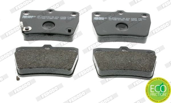 FERODO Kit pastiglie freni FDB1531 FDB1531 Pastiglie freno sportive FERODO Toyota