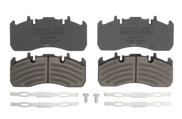 DANBLOCK Kit pastiglie freni DB 2917382 DB 2917382 DANBLOCK Pastiglie freno sportive NISSAN prezzo
