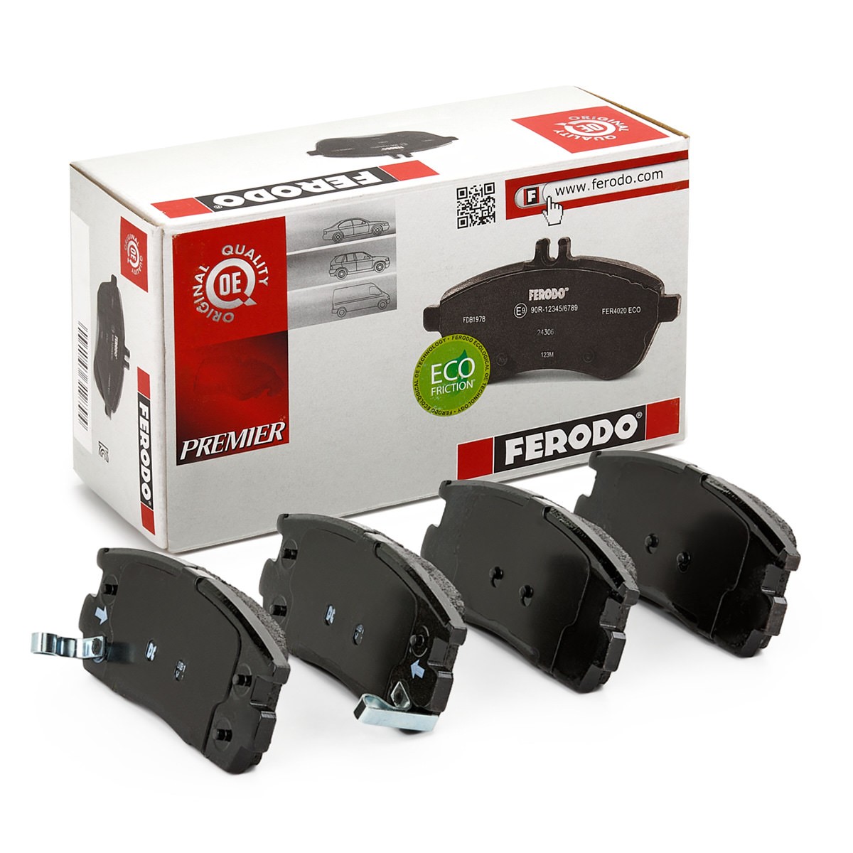 Remblokken FERODO FDB1935 FERODO PREMIER ECO FRICTION FDB1935 Remblok CHEVROLET CAPTIVA 2007