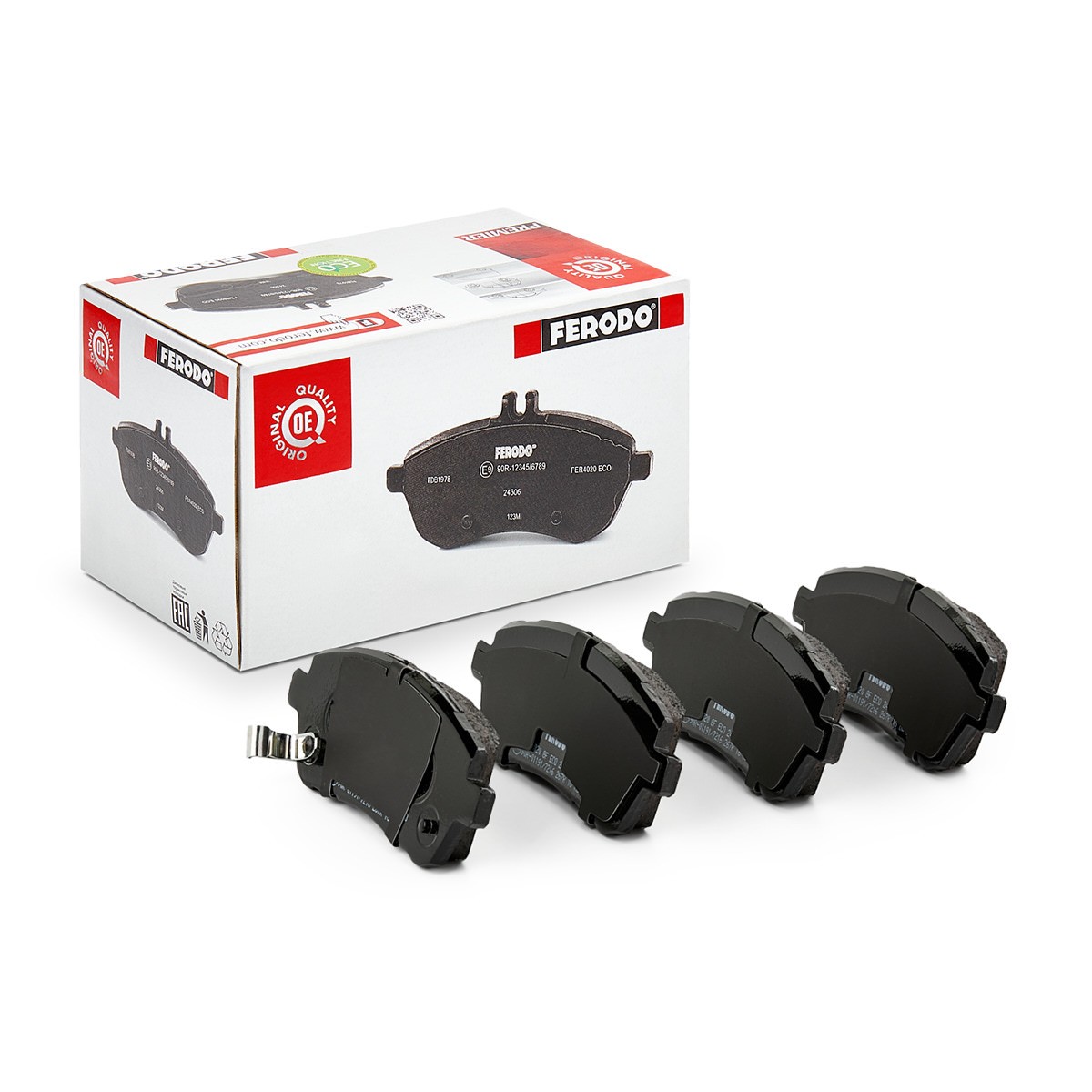 Bremseklodser FERODO FDB4110 FERODO PREMIER ECO FRICTION FDB4110 Bremseklods SUBARU JUSTY 2019