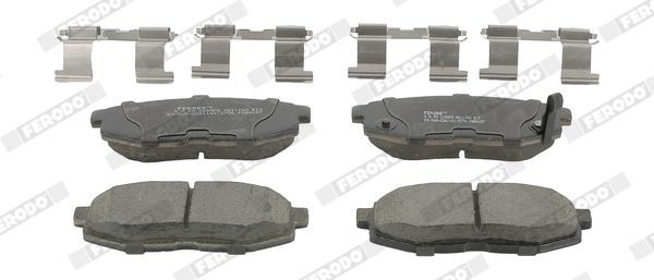 FERODO Kit pastiglie freni FDB4187 FDB4187 PREMIER costo Pastiglie freno sportive TOYOTA YARIS FERODO
