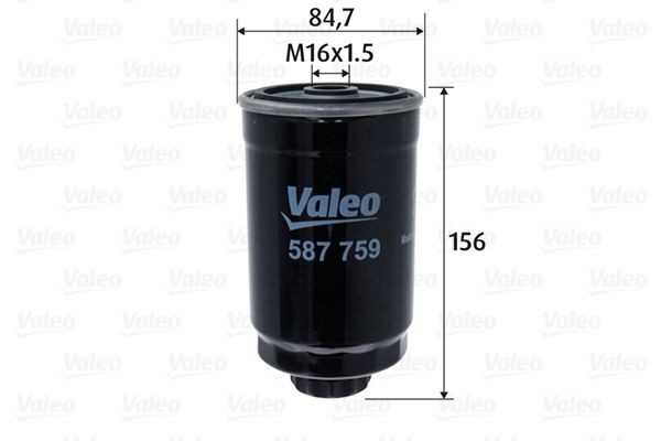 VALEO Filtro carburante 587759 587759 Filtro carburante CHEVROLET SILVERADO VALEO costo