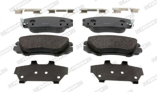 FERODO Bremseklosser FDB4207 Bremsebelegg FERODO Chevrolet CAPTIVA PREMIER ECO FRICTION FDB4207