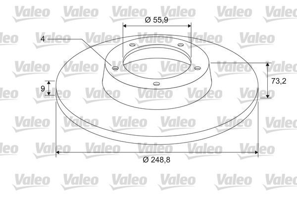 VALEO Disco freno 675412 675412 Dischi freno sportivi VALEO PEUGEOT 3008 costo