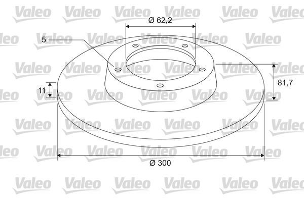 VALEO Bremseskive 675413 675413 Sports bremseskiver VALEO RENAULT 21