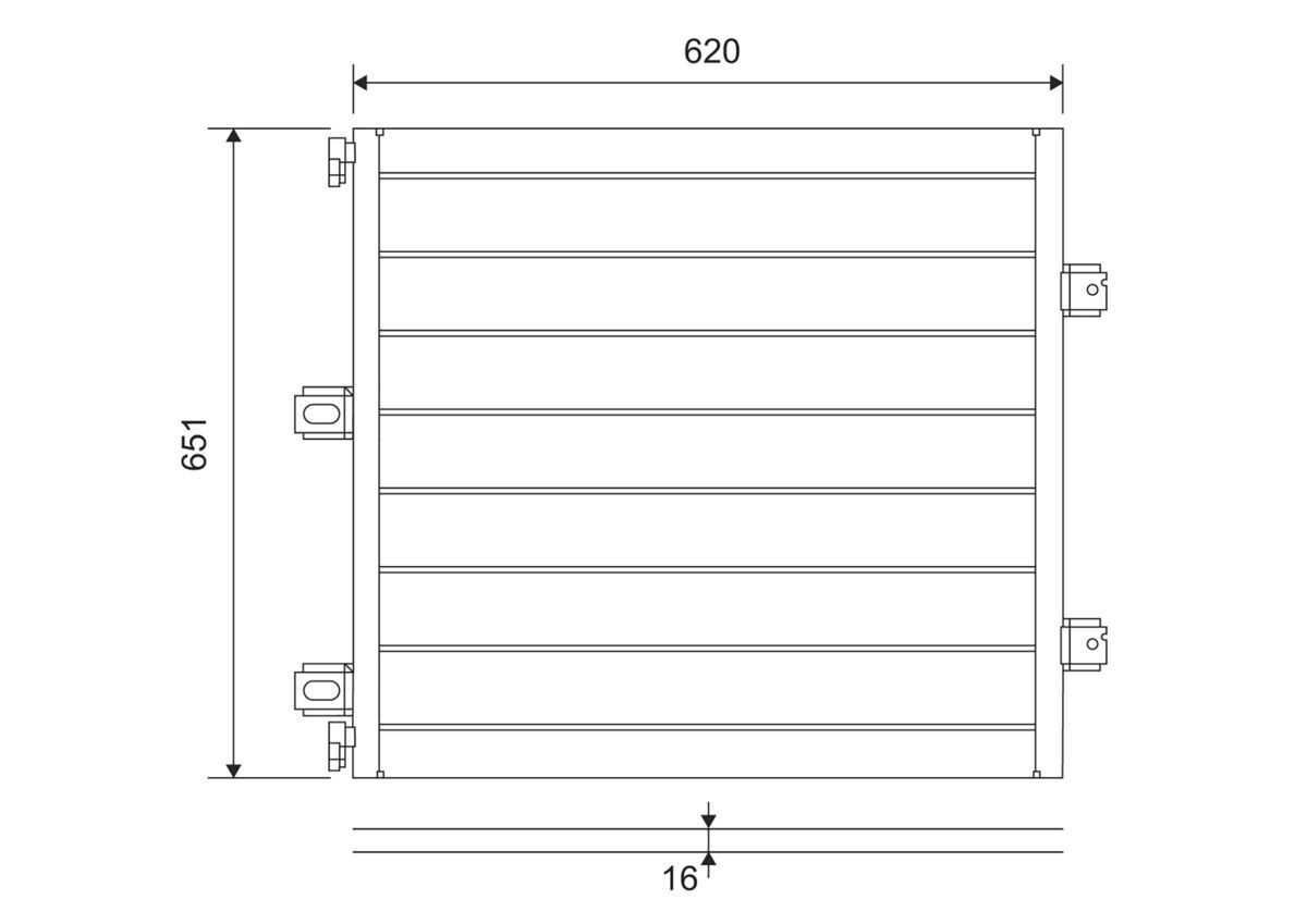 VALEO Kondenzátor klimatizácie 815127 cena Chladič klimatizácie RENAULT TRUCKS 815127 VALEO