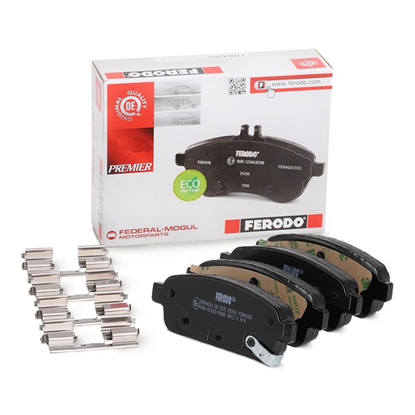 FERODO Pastilhas de travão FDB4265 FDB4265 PREMIER ECO FRICTION Pastilhas de travão HYUNDAI i10 FERODO