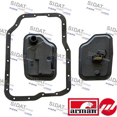 SIDAT Hydraulisk filtersett, automatgir 57037AS 57037AS Automatfilter MAZDA 3 SIDAT