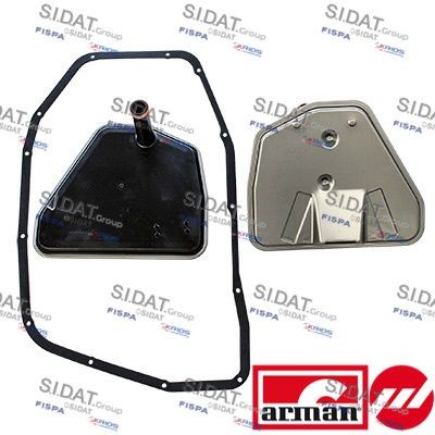 SIDAT Sada hydraulického filtra automatickej prevodovky 57054AS Hydraulický filter automatickej prevodovky SIDAT Audi Q2 57054AS