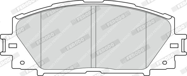 FERODO Bremžu kluči FDB4310 FDB4310 Bremžu kluči FERODO LEXUS NX