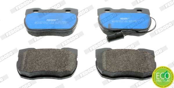 FERODO Brake pad set FDB520 FERODO FDB520 Land Rover Discovery 1 rear brake pads