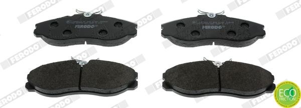 Kit pastiglie freni FERODO FDB909 FERODO PREMIER ECO FRICTION FDB909 Pasticche dei freni NISSAN TERRANO 2003
