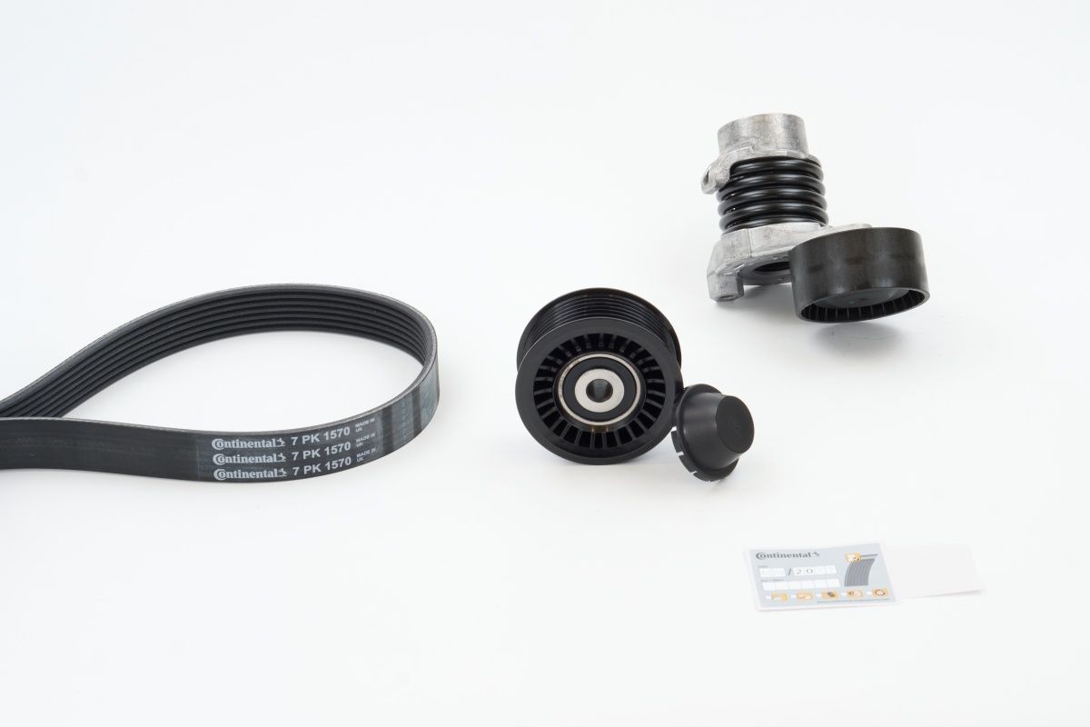 CONTITECH Jeu de courroies trapézoïdales à nervures 7PK1570K1 CONTITECH 7PK1570K1 Kit de courroie d'accessoire Nissan Navara NP300 prix