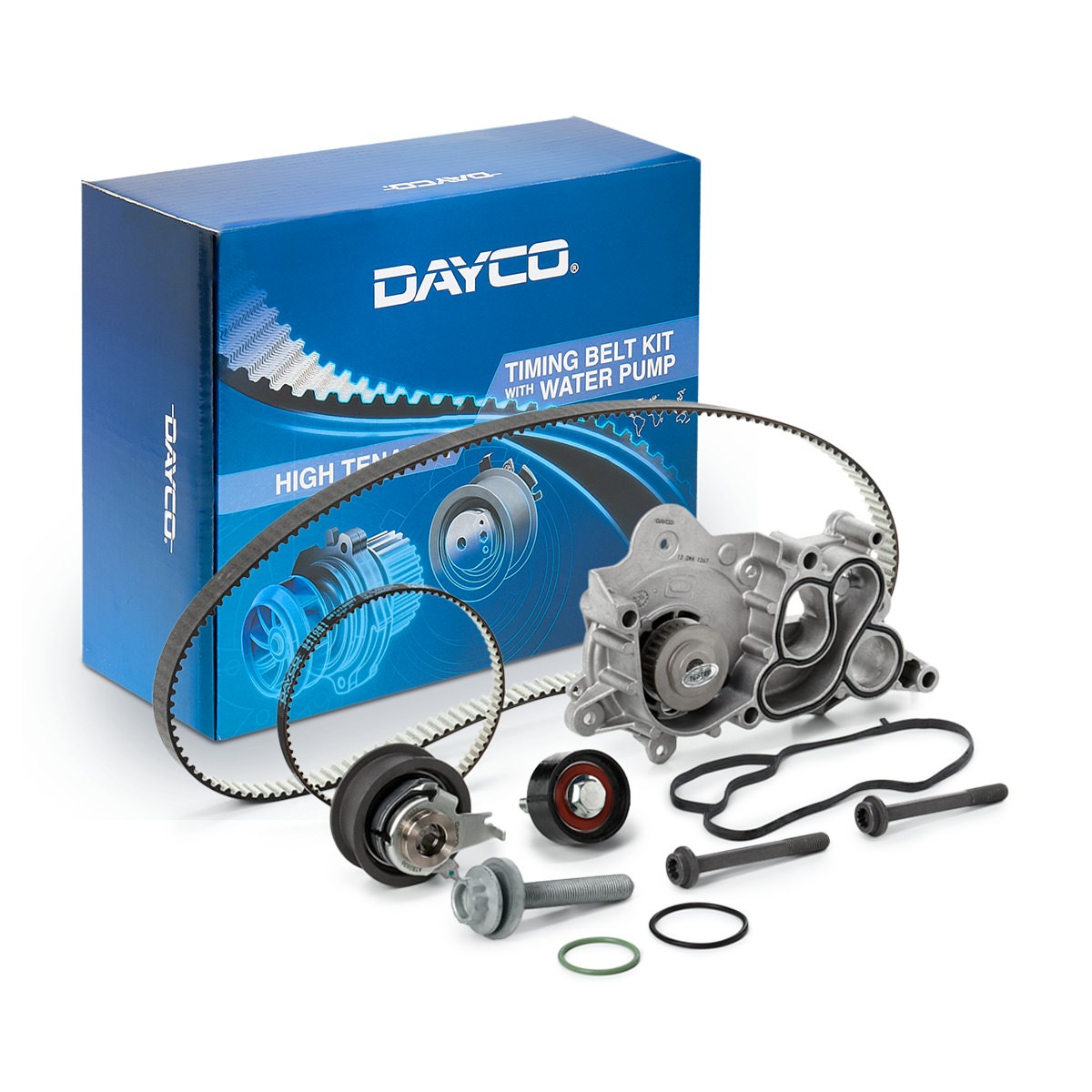 DAYCO Registerreimsett med vannpumpe KTBWP8190 DAYCO KTBWP8190 Vannpumpe + registerreimsett Formentor SUV originale pris