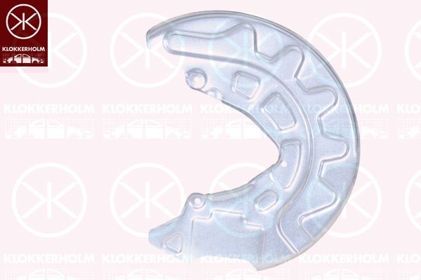 KLOKKERHOLM Έλασμα πιτσιλίσματος, δισκόπλακα 0027375 Λαμαρινένιο προστατευτικό KLOKKERHOLM Chevrolet TRAX 0027375