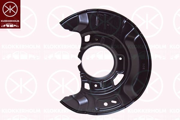 KLOKKERHOLM Ochranný plech proti rozstreku, Brzdový kotúč 8155377 Ochranný plech proti rozstreku brzdový kotúč KLOKKERHOLM Toyota HIACE 8155377