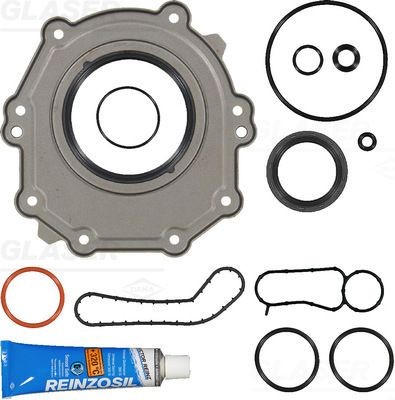 GLASER Blīvju komplekts, Motora bloks B93300-00 B93300-00 Kartera blīve FORD TOURNEO COURIER GLASER