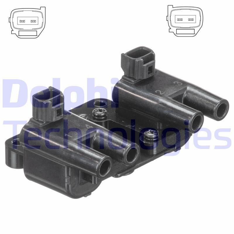 DELPHI Sytytyspuola GN10581-12B1 DELPHI GN10581-12B1 DAEWOO Lacetti Hatchback sytytyspuola vaihto hinta