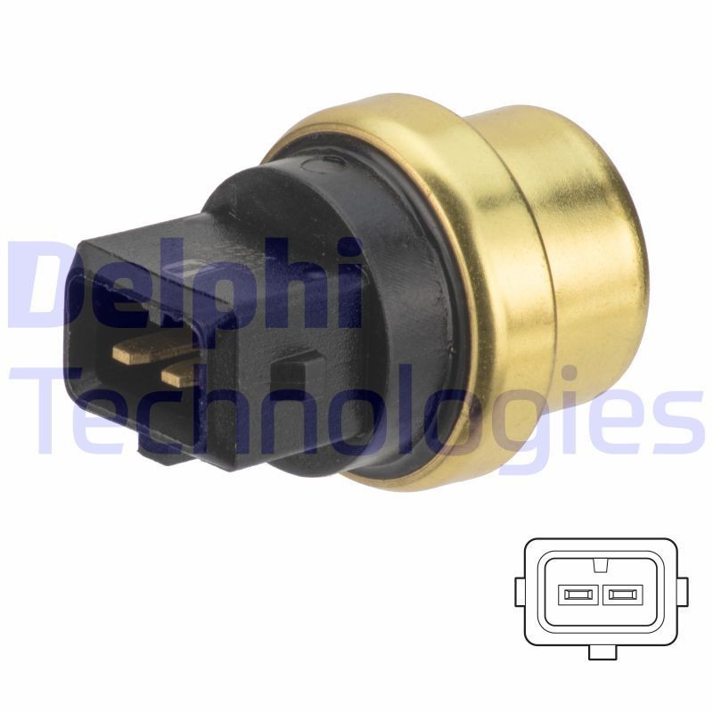 DELPHI Temperaturschalter, Kühlerlüfter TS10525 TS10525 DELPHI ALFA ROMEO Temperaturschalter Kühlerlüfter