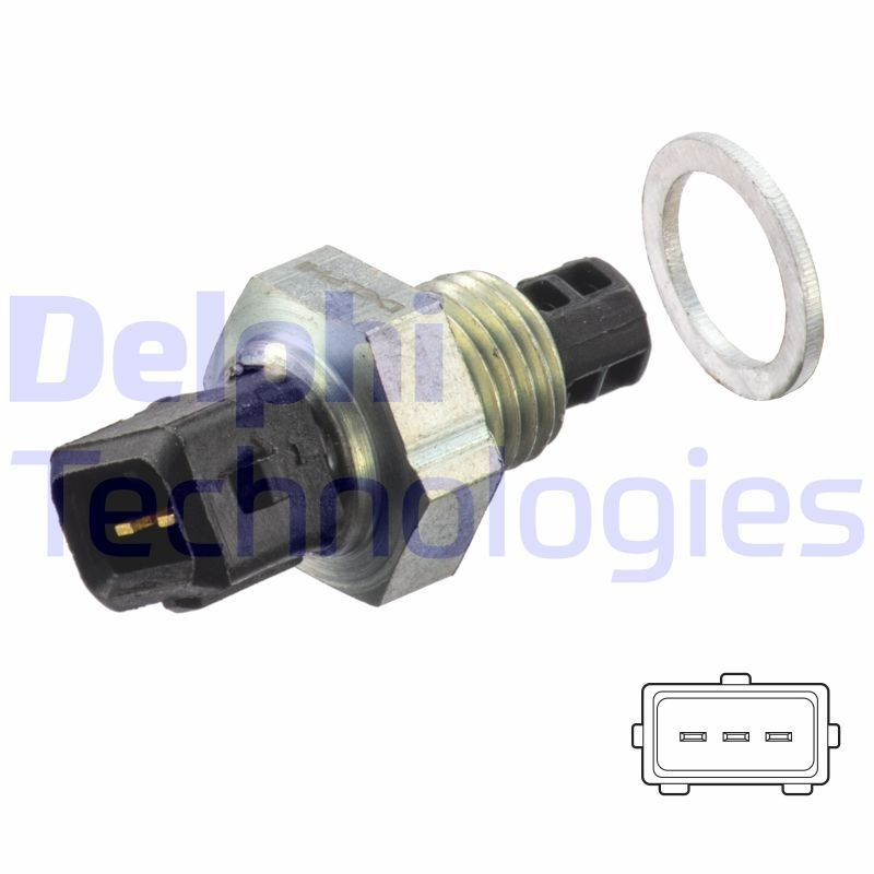 DELPHI Sensor, temperatuur binnenkomende lucht TS10527 Inlaatlucht temperatuur sensor DELPHI 323 TS10527 goedkoop
