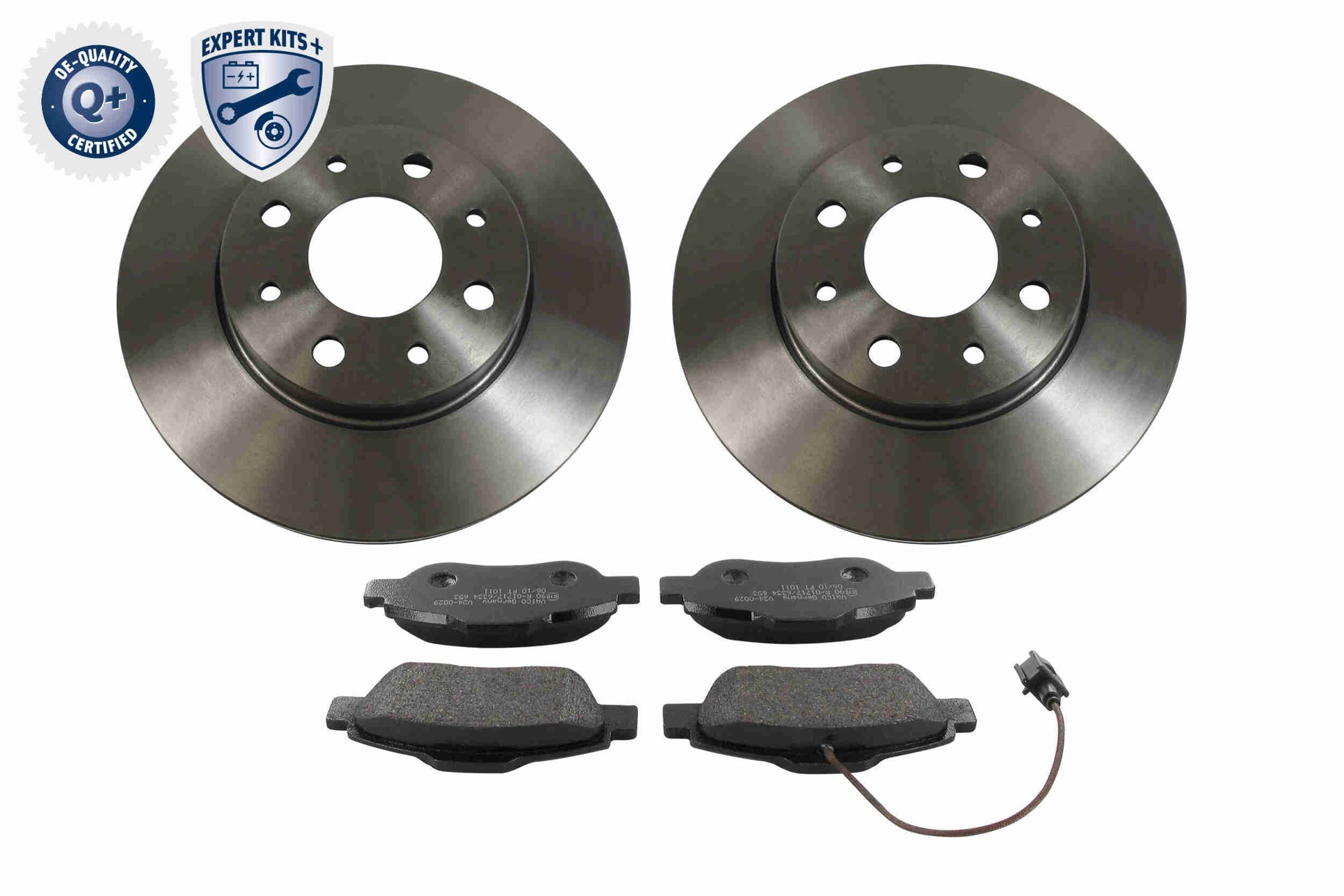 VAICO Bremseskiver og -klosser V24-1175 VAICO V24-1175 originale Bremseskiver og klosser HONDA ACCORD pris