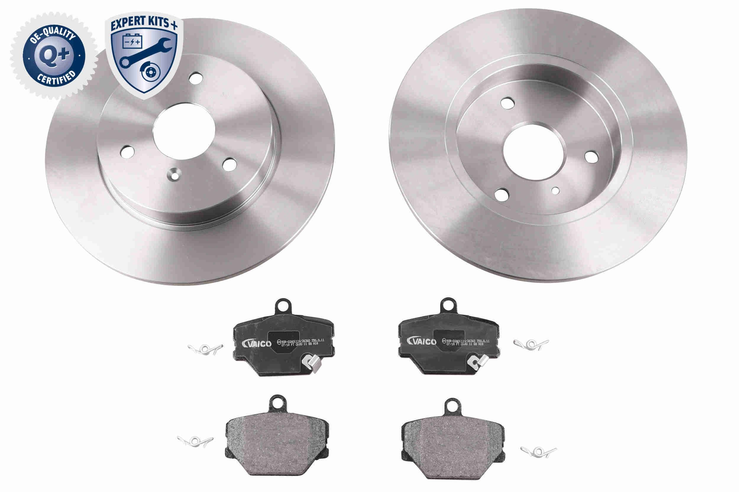 VAICO Disques et plaquettes de freins V30-3409 V30-3409 Kit de freins VAICO NISSAN TIIDA