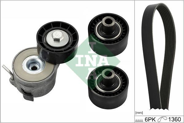 INA Kileremsett 529 0404 10 529 0404 10 Multireim sett INA FIAT SCUDO