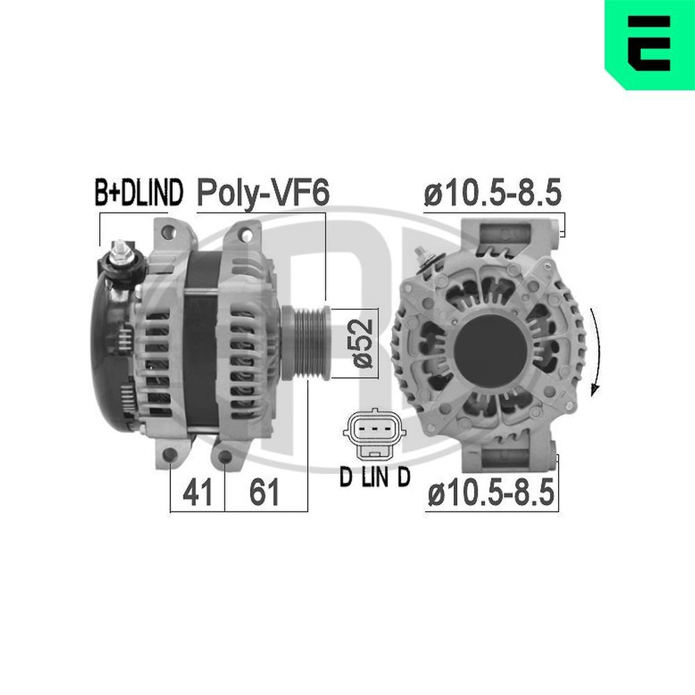 ERA Lichtmaschine 209460A Startergenerator ERA FLUENCE 209460A günstig