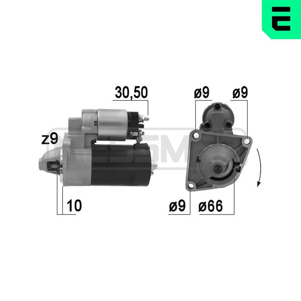 ERA Startmotor 220944A Autostarter ERA GIULIA 220944A goedkoop