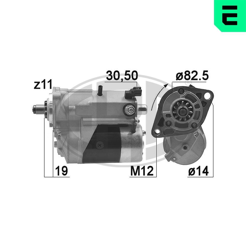 ERA Motorino avviamento 220957A ERA 220957A Motore di avviamento Toyota Hilux Mk8 prezzo