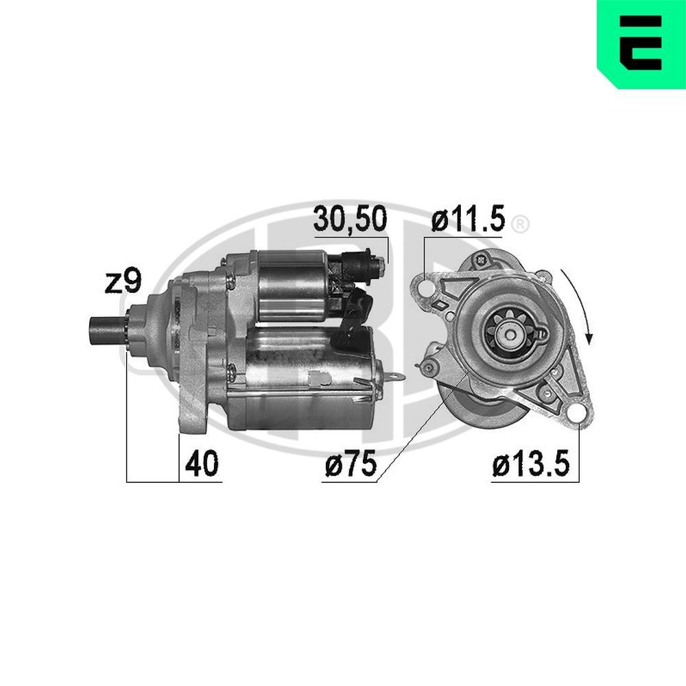 Starter ERA 221006A ERA 221006A Starter HONDA STREAM 2011