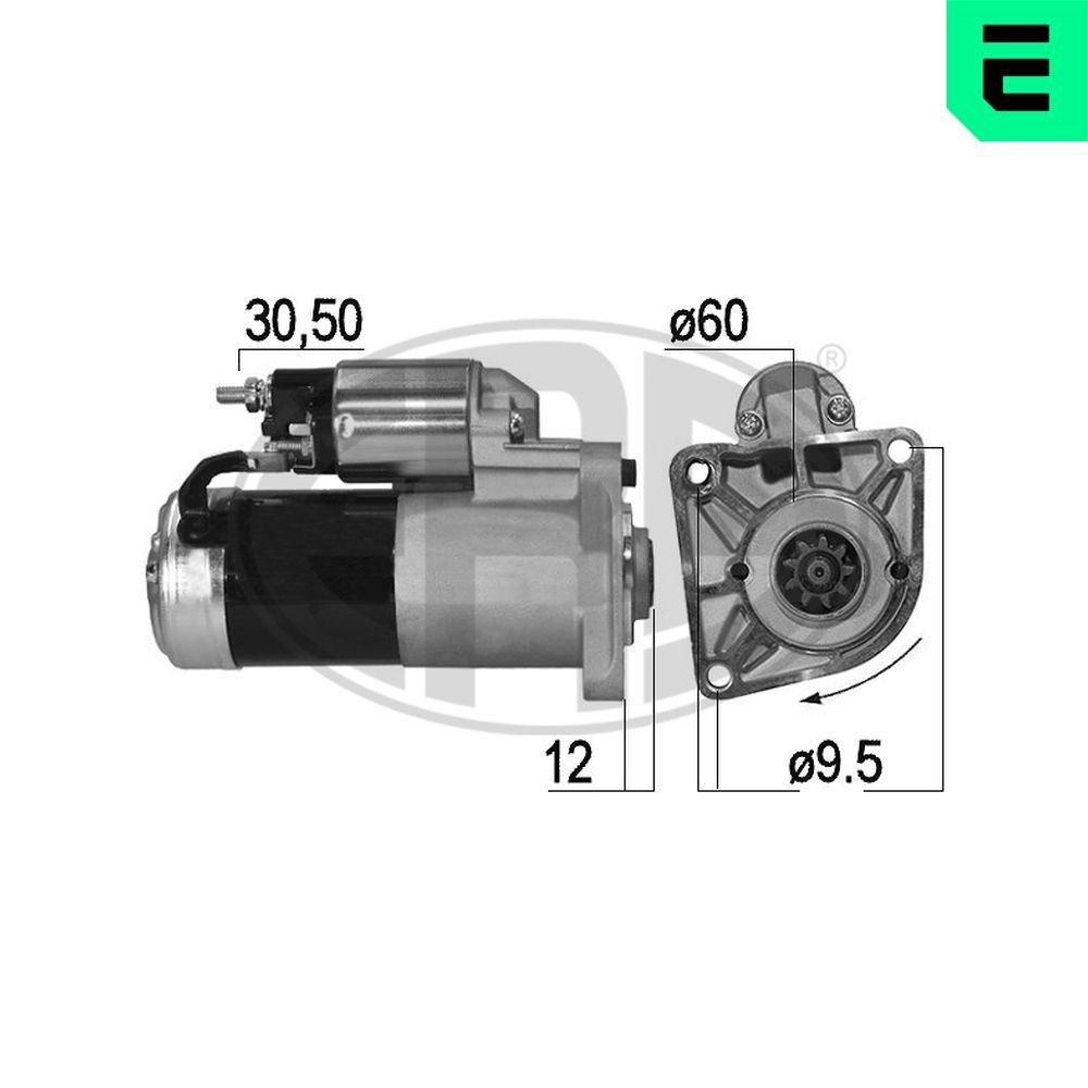 ERA Startmotor 221010A 221010A Starter voor de motor ALFA ROMEO GIULIA ERA