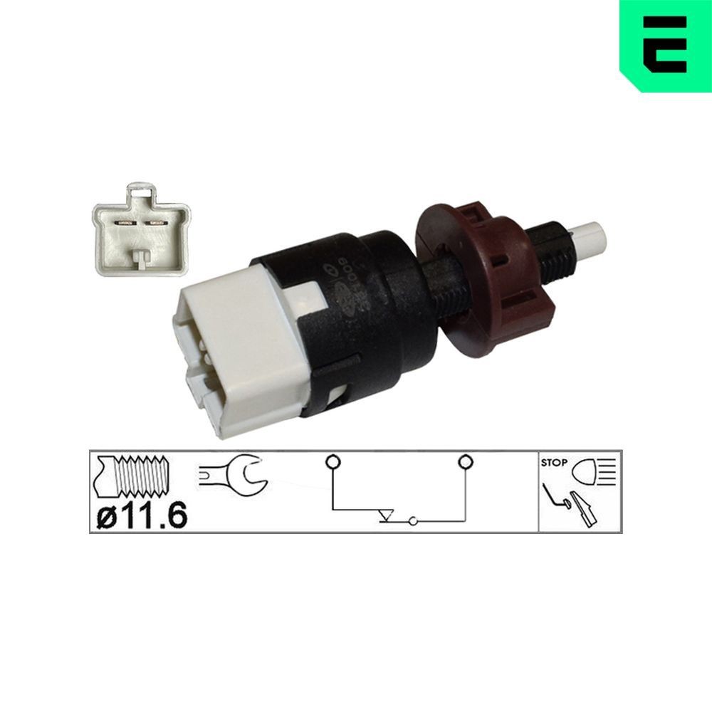 ERA Spínač brzdových svetiel 331009 ERA 331009 Spínač brzdových svetiel Fiat ARGO originálne