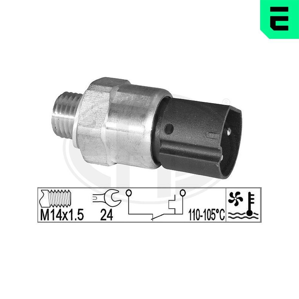 ERA Interruptor de temperatura, ventilador do radiador 331039 ERA 331039 Interruptor de temperatura ventilador do radiador Fiat MAREA originais
