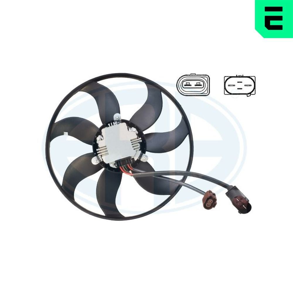 ERA Jäähdyttimen tuuletin 352114 VW Passat CC jäähdyttimen tuuletin ERA 352114