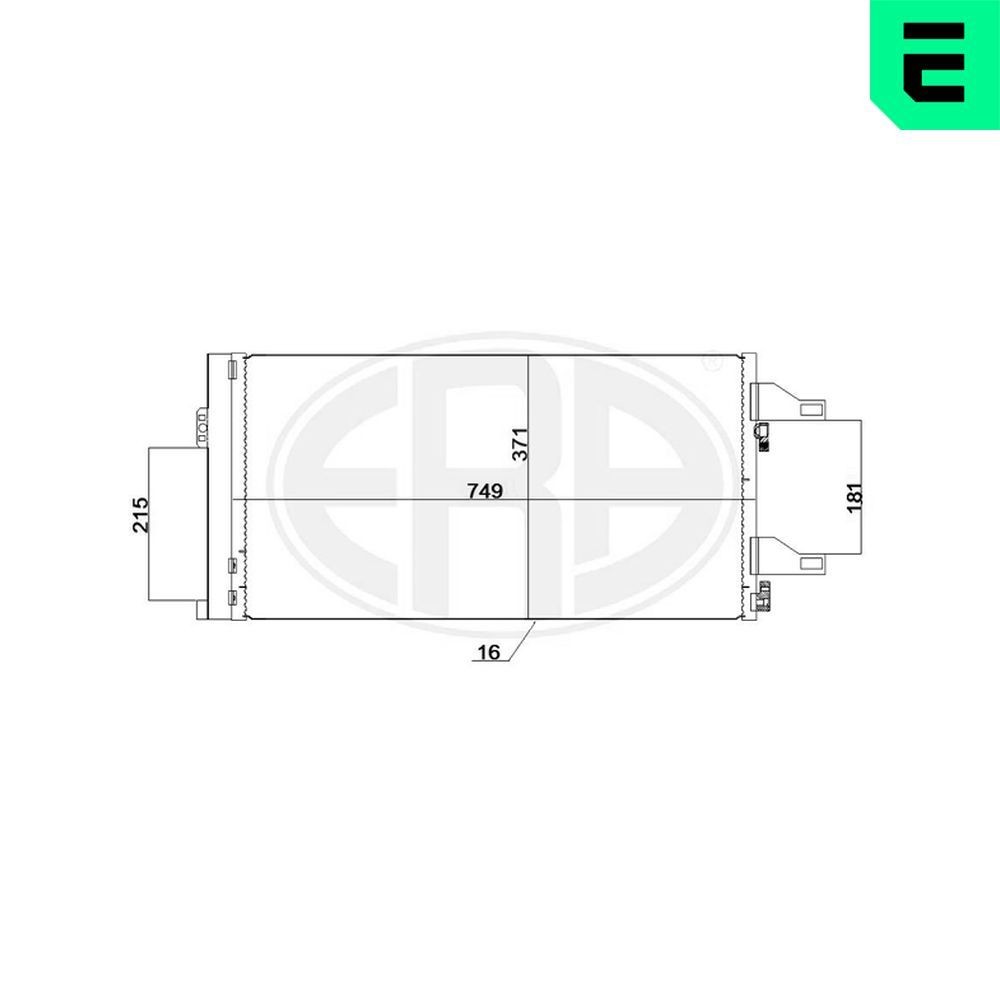 ERA Condensatore climatizzatore 667247 667247 costo Radiatore aria condizionata ERA FIAT 500