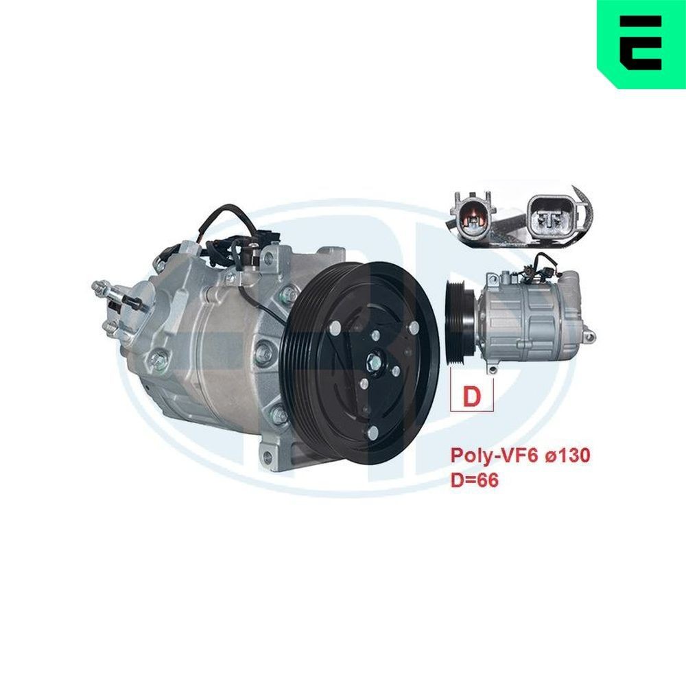 ERA Compressor, ar condicionado 670088 Compressor de climatização ERA Mercedes-Benz GLC 670088