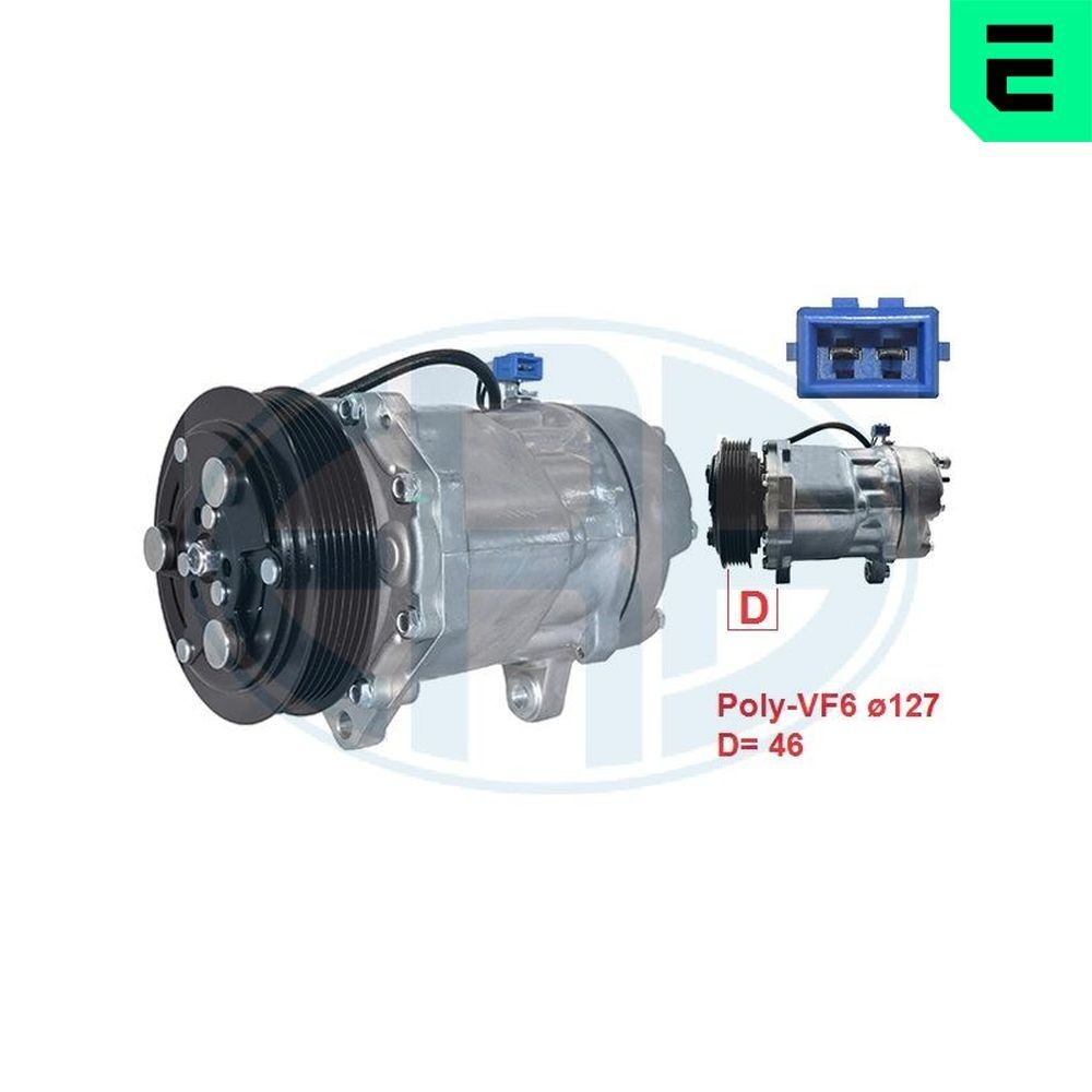 ERA Kliimakompressor 670130 670130 Konditsioneeri kompressor ERA OPEL VECTRA