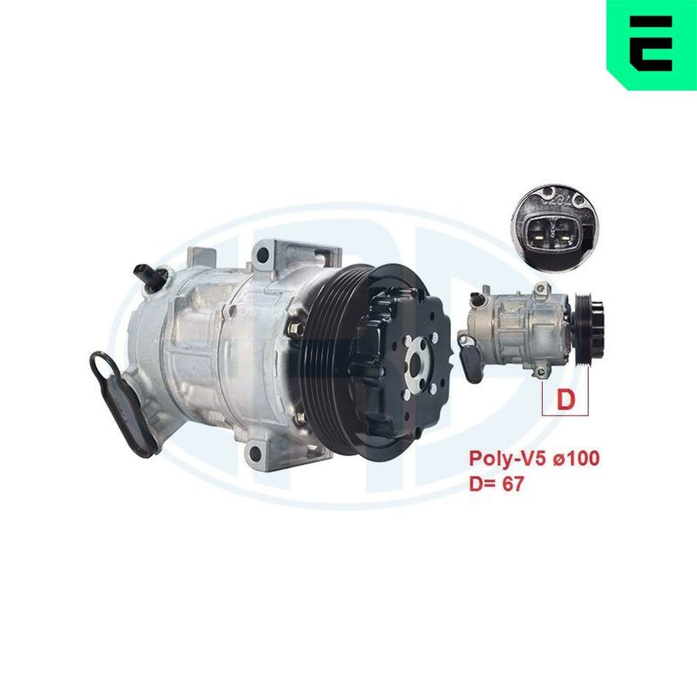 ERA Air conditioning compressor 670146 670146 ERA ac compressor for TOYOTA AVENSIS